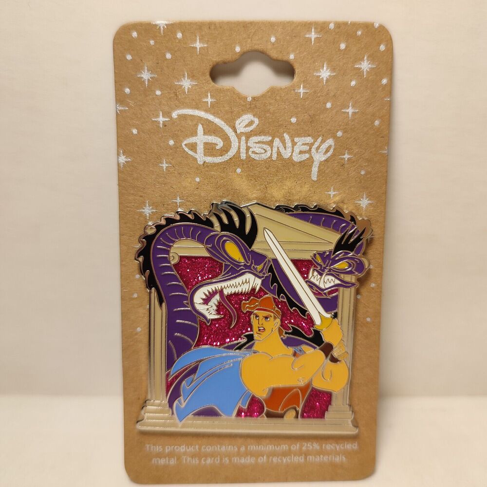 Disney Hercules Vs Hydra Enamel Pin Official Collectible Movie Badge
